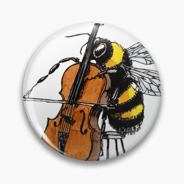 Item preview, The Bee and the Bass designed and sold by Scribbles & Doodles by Jinx.