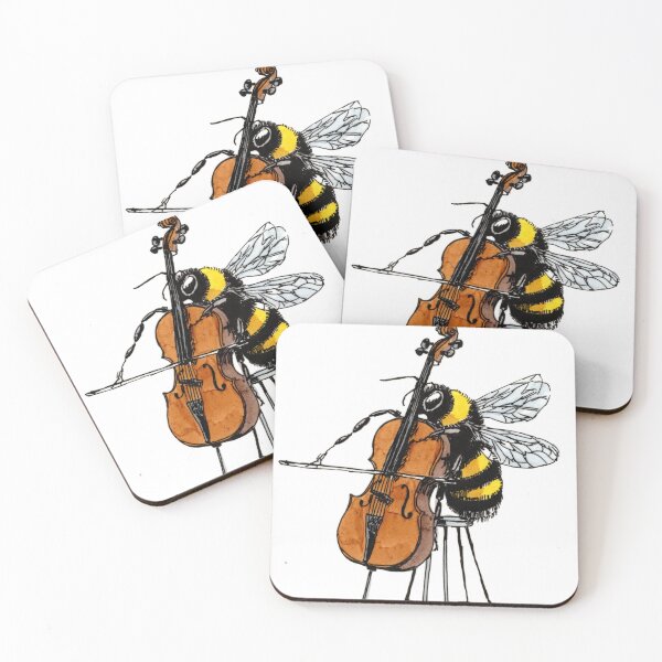 Item preview, The Bee and the Bass designed and sold by Scribbles & Doodles by Jinx.