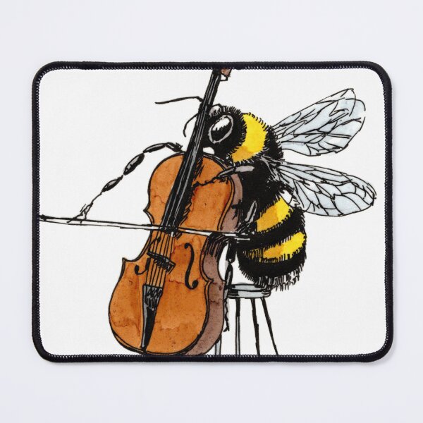 Item preview, The Bee and the Bass designed and sold by Scribbles & Doodles by Jinx.
