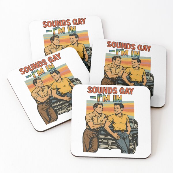Item preview, Sounds Gay - I’m In (Retro Style) designed and sold by theblackdohl.