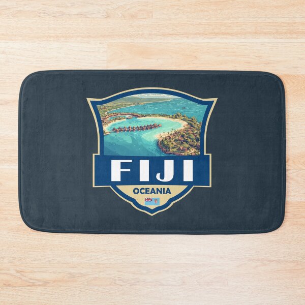 Item preview, Fiji Illustration Retro Badge designed and sold by KrisSidDesigns.