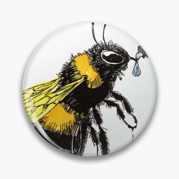 Item preview, Thirsty Bee designed and sold by Scribbles & Doodles by Jinx.