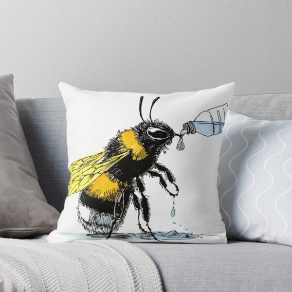 Item preview, Thirsty Bee designed and sold by Scribbles & Doodles by Jinx.