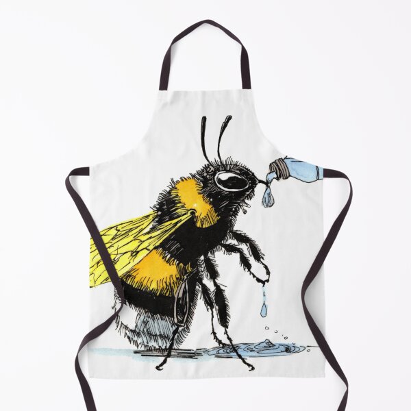 Item preview, Thirsty Bee designed and sold by Scribbles & Doodles by Jinx.
