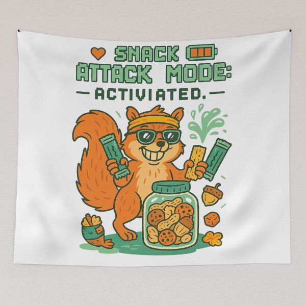 Item preview, Snack Squirrel designed and sold by NessaCiaoKakao.