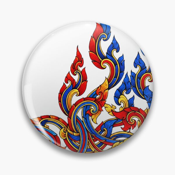 Item preview, Playful Thai Kanok Pattern designed and sold by Ladda Co..