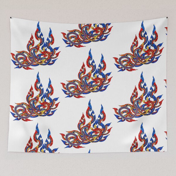 Item preview, Playful Thai Kanok Pattern designed and sold by Ladda Co..