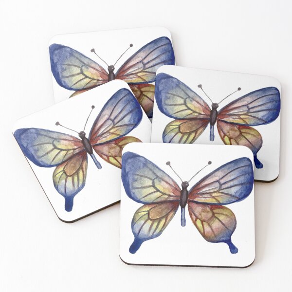 Item preview, Colorful butterfly in watercolor designed and sold by Lea-Cesca.