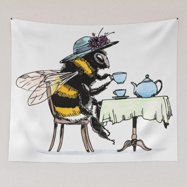 Item preview, Afternoon Bee designed and sold by Scribbles & Doodles by Jinx.