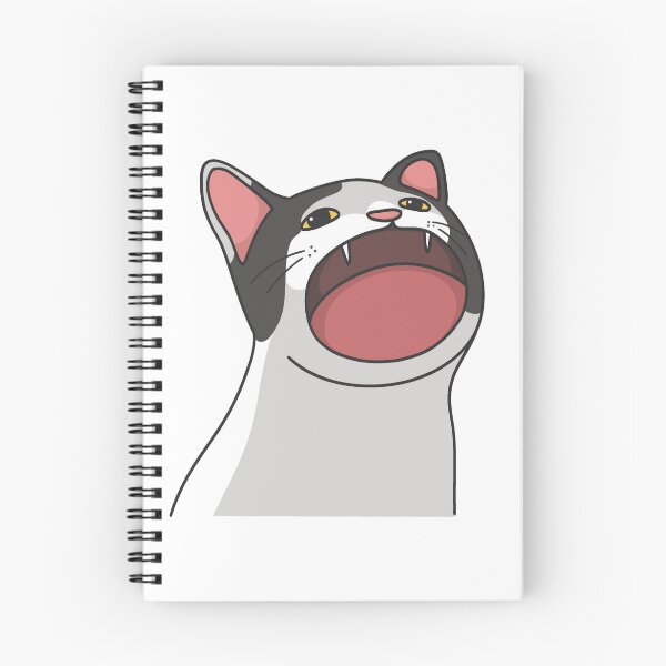 Item preview, screaming cat designed and sold by wowwren.