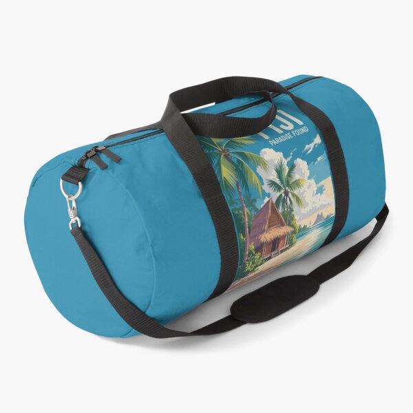 Item preview, Fiji Beach Hut Travel Art Vintage designed and sold by KrisSidDesigns.