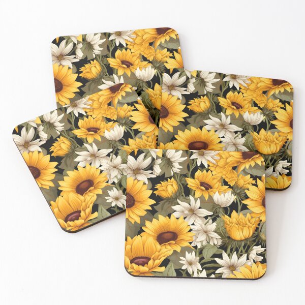 Item preview, Summery Sunflower Pattern designed and sold by SpiritedArtwork.