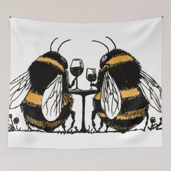 Item preview, Wine for Two designed and sold by Scribbles & Doodles by Jinx.