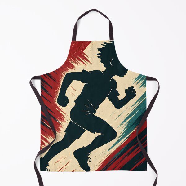 Item preview, Dynamic Running Silhouette Art – Retro Speed Motion Poster Design designed and sold by AbstractAuraArt.