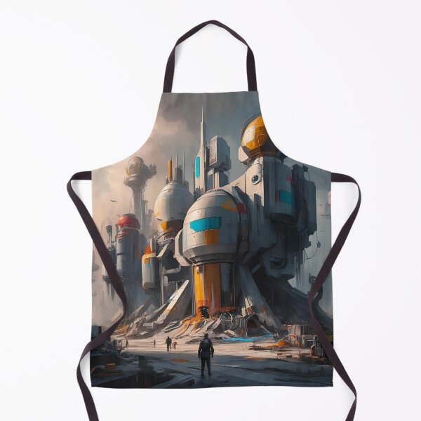 Item preview, Futuristic Cityscape With Space Structures and Advanced Architecture designed and sold by Rue Market.