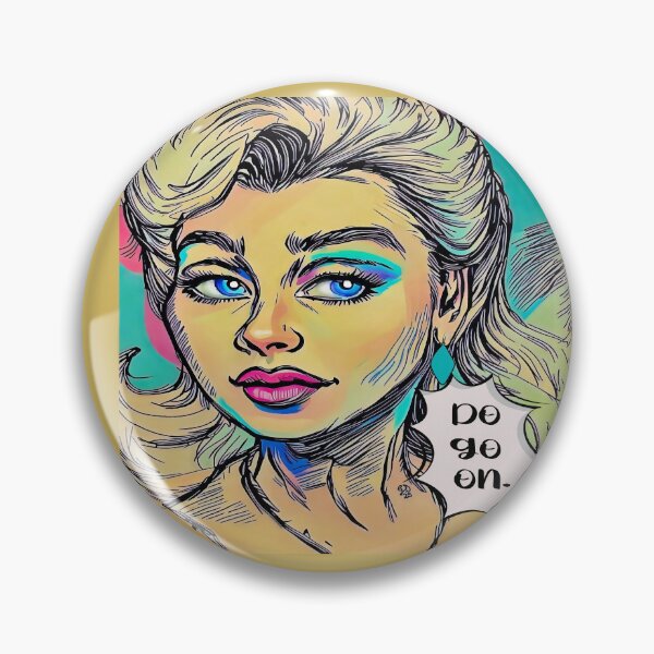 Item preview, Blonde Woman Pop Art Sass Portrait designed and sold by gleefulme.
