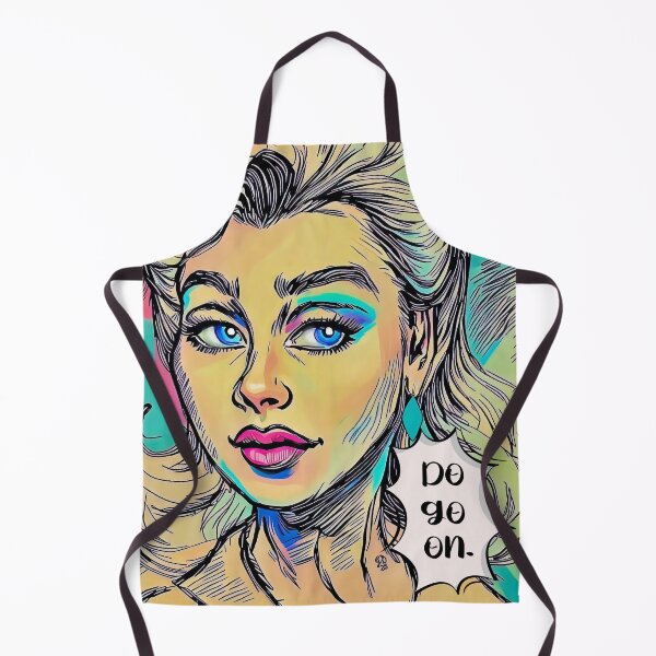 Item preview, Blonde Woman Pop Art Sass Portrait designed and sold by gleefulme.
