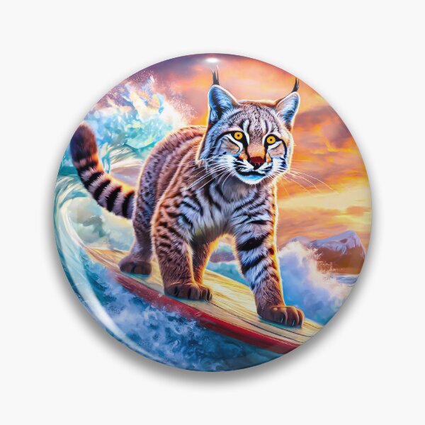 Item preview, Bobcat Surfing Design by Rich AMeN Gill designed and sold by RichAMeNGill.
