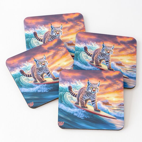 Item preview, Bobcat Surfing Design by Rich AMeN Gill designed and sold by RichAMeNGill.