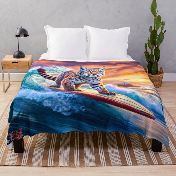 Item preview, Bobcat Surfing Design by Rich AMeN Gill designed and sold by RichAMeNGill.