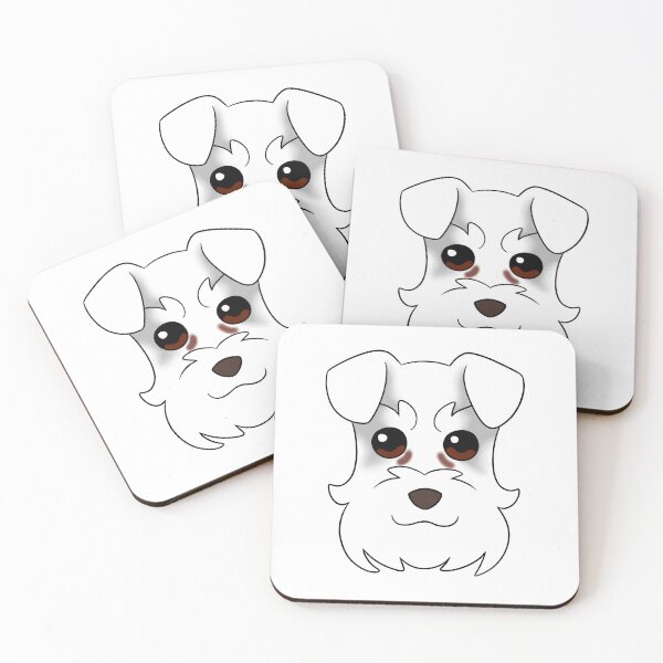 Item preview, White Schnauzer Tear Stains designed and sold by OliRoseArt.