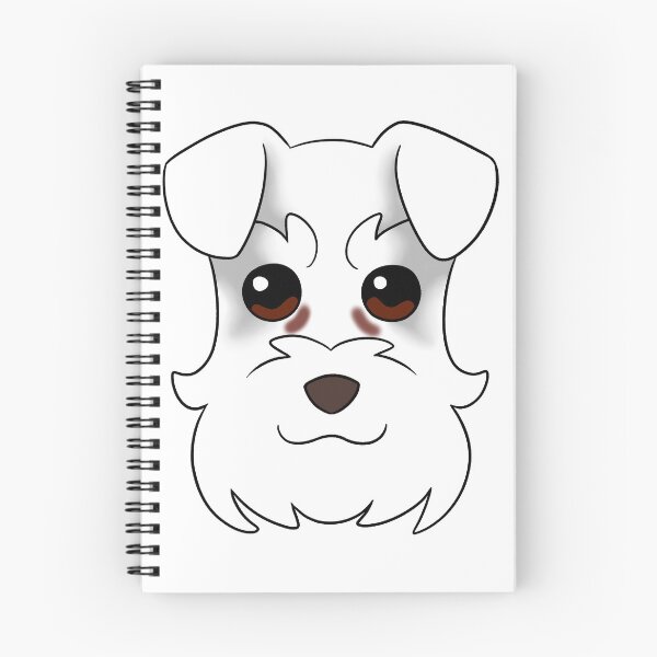 Item preview, White Schnauzer Tear Stains designed and sold by OliRoseArt.