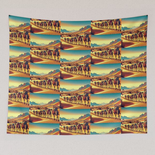 Item preview, camel caravan designed and sold by Dogandesighn.