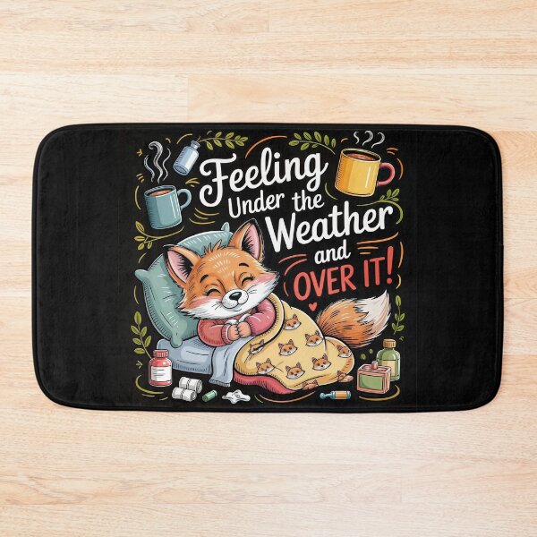 Item preview, Sick Day Snuggles: Foxy and Fed Up! designed and sold by ForeverPrintsOK.