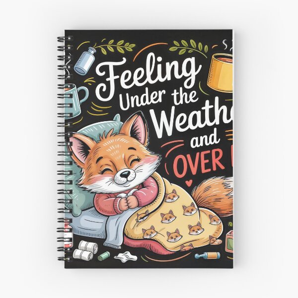 Item preview, Sick Day Snuggles: Foxy and Fed Up! designed and sold by ForeverPrintsOK.