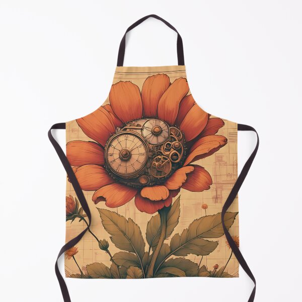 Item preview, “Petals of Time” Steampunk Mechanical Flower.  designed and sold by coolcomonshirts.