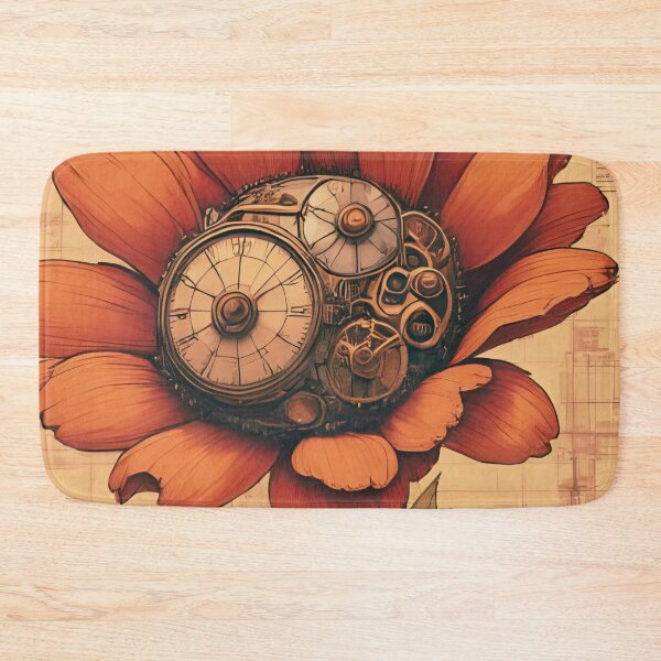 Item preview, “Petals of Time” Steampunk Mechanical Flower.  designed and sold by coolcomonshirts.