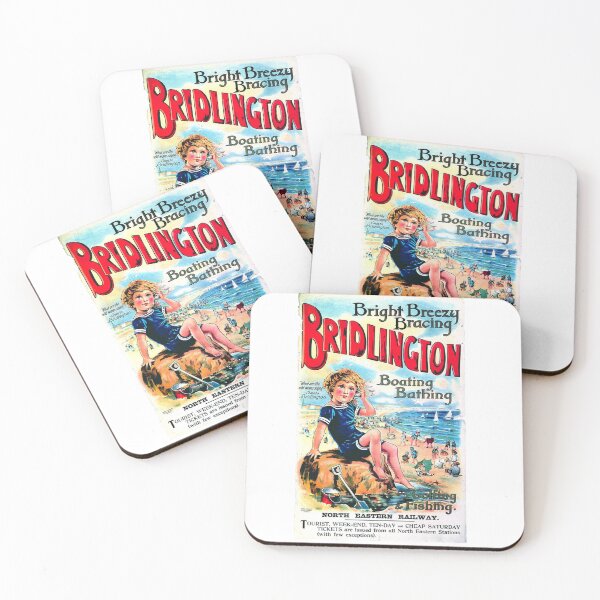 Item preview, Vintage Bridlington Advertising Poster designed and sold by IanBakerToons.