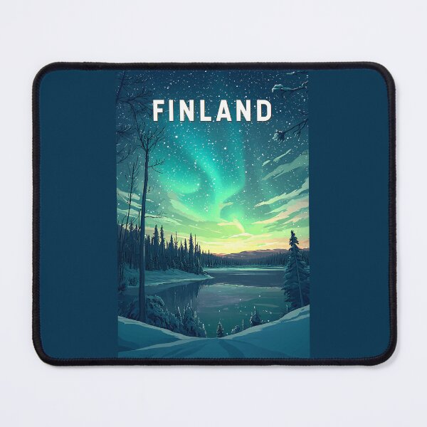 Item preview, Finland Illustration Travel Art Vintage designed and sold by KrisSidDesigns.