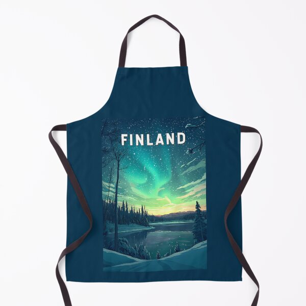 Item preview, Finland Illustration Travel Art Vintage designed and sold by KrisSidDesigns.