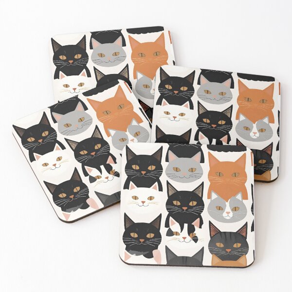 Item preview, Black Cat Pattern designed and sold by PatronesKawai.