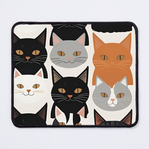 Item preview, Black Cat Pattern designed and sold by PatronesKawai.