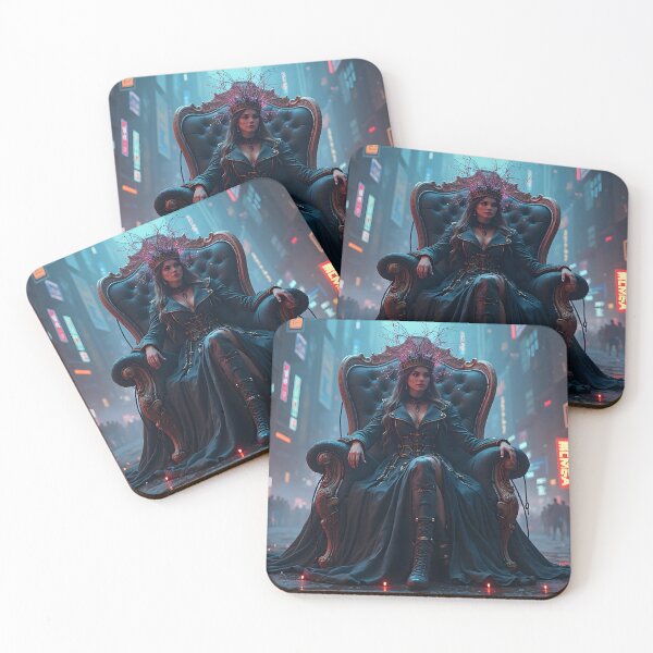Item preview, Neon Byzantium: Where Queens Forge Kingdoms from Ruin designed and sold by vividcrucibledesigns.