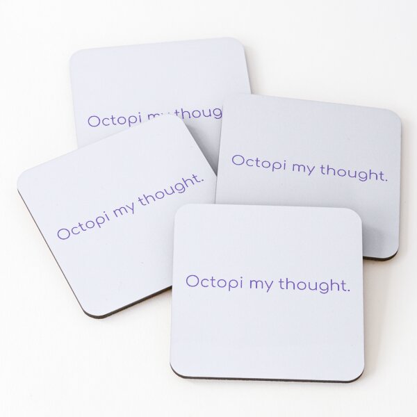 Item preview, Octopi My Thoughts – Cute Ocean Pun Shirt designed and sold by KWkindwaves.