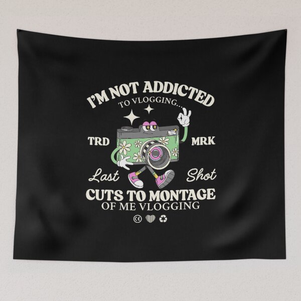 Item preview, I'm not addicted to vlogging designed and sold by Peerless-Prime.