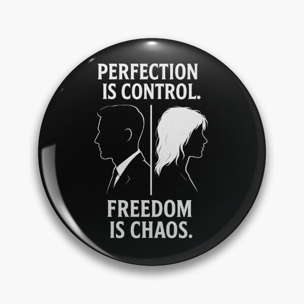 Item preview, Perfection vs Freedom Dystopian Contrast Art designed and sold by Elizarfa.