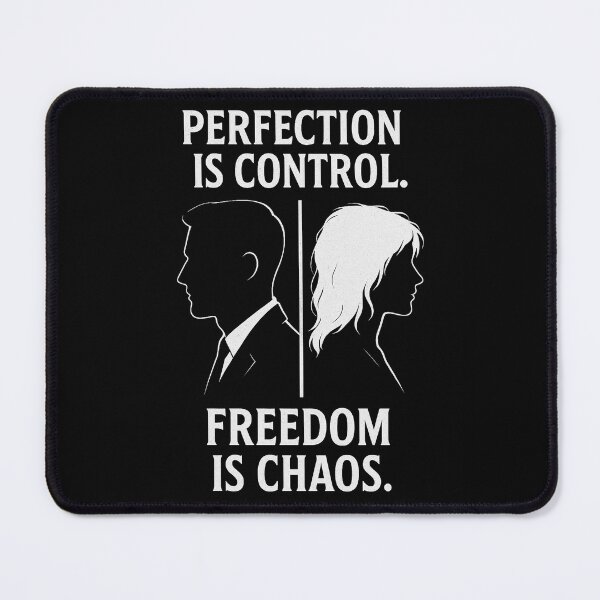 Item preview, Perfection vs Freedom Dystopian Contrast Art designed and sold by Elizarfa.