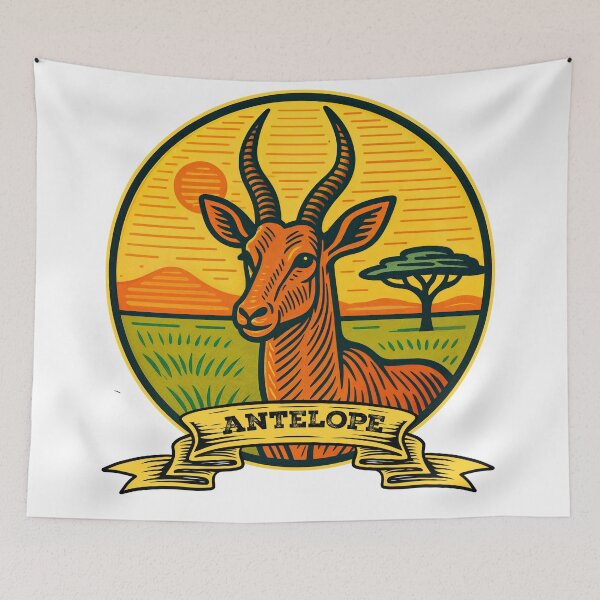 Item preview, Regal Antelope at Dusk – An African Wildlife Tribute designed and sold by ForeverPrintsOK.