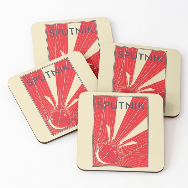 Item preview, Sputnik 1957. Comic retro poster (Pop) designed and sold by BGALAXY.