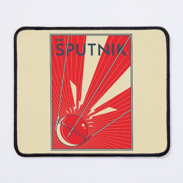 Item preview, Sputnik 1957. Comic retro poster (Pop) designed and sold by BGALAXY.