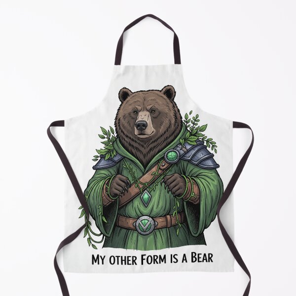 Item preview, My other form is a bear - Druid Tee designed and sold by ThreadedTavern.