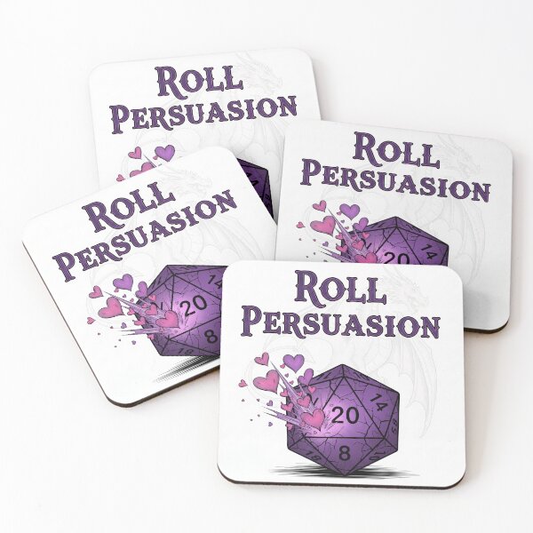 Item preview, Roll Persuasion - What's the bard done now? designed and sold by ThreadedTavern.