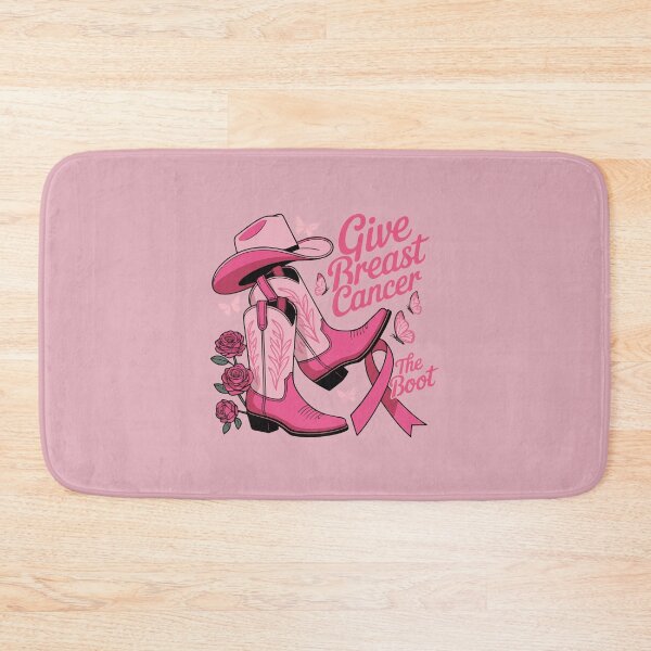 Item preview, Cowgirl Give Breast Cancer The Boot Western Women Ribbon  designed and sold by clothesy7.