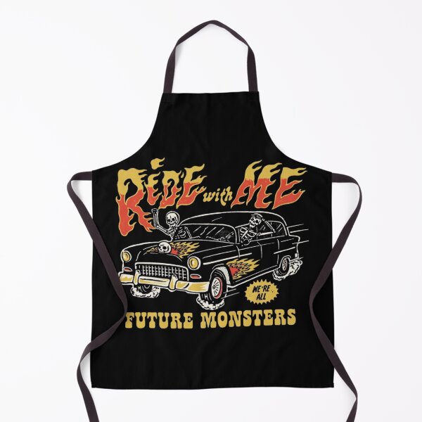 Item preview, Ride With Me – Vintage Car Hot Rod Skeleton Art designed and sold by Oniyasha.