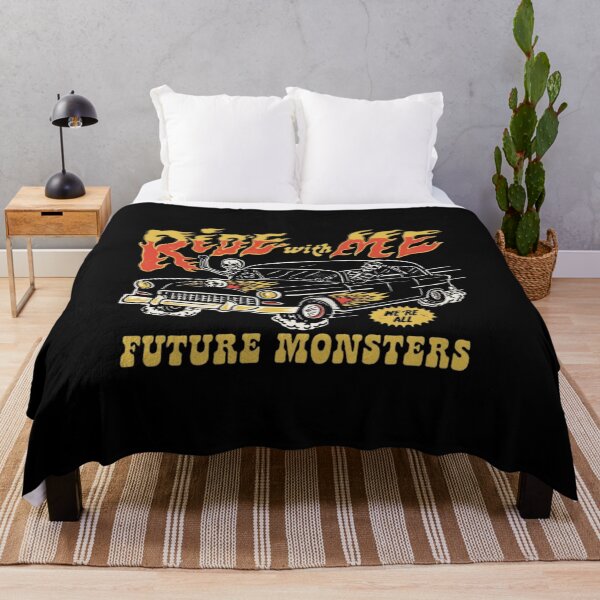 Item preview, Ride With Me – Vintage Car Hot Rod Skeleton Art designed and sold by Oniyasha.