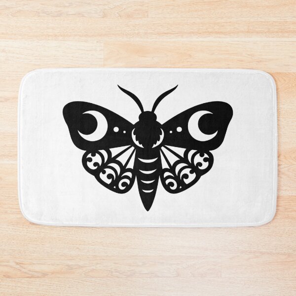 Item preview, Coquette Moon Moth Mystical Insect Gothic Tattoo Style designed and sold by Parkerzz.